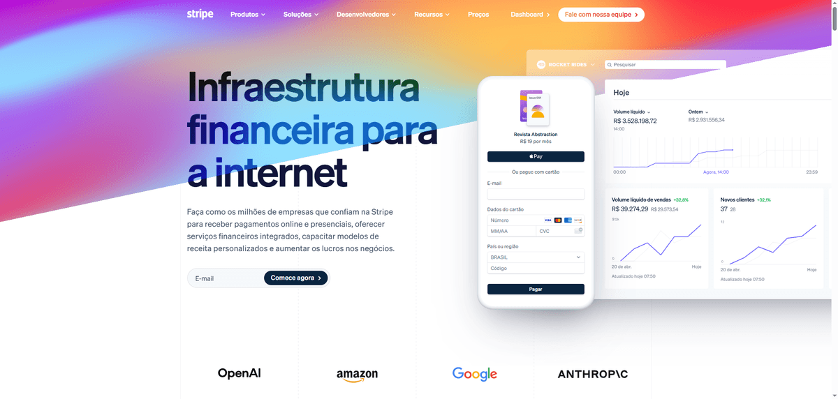 Sistema de Pagamentos Stripe - Gateway Integrado MATRA